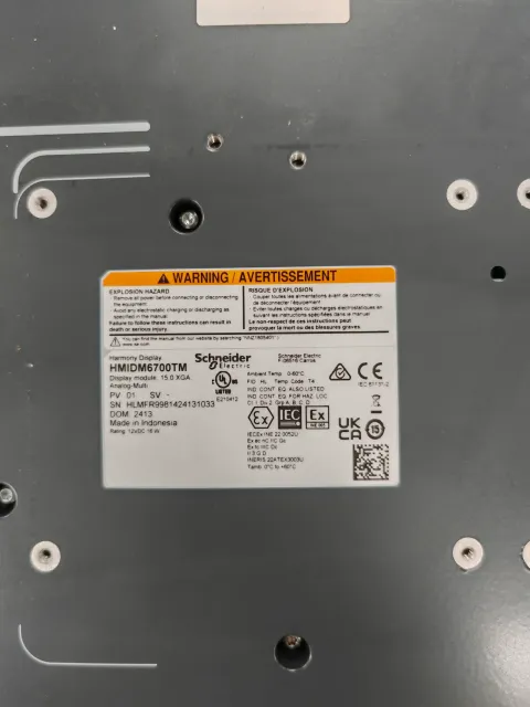 Schneider Electric HMIDM6700TM + HMIP6A7B0NA0DNAN00 Industrial Automation Component product photo 2