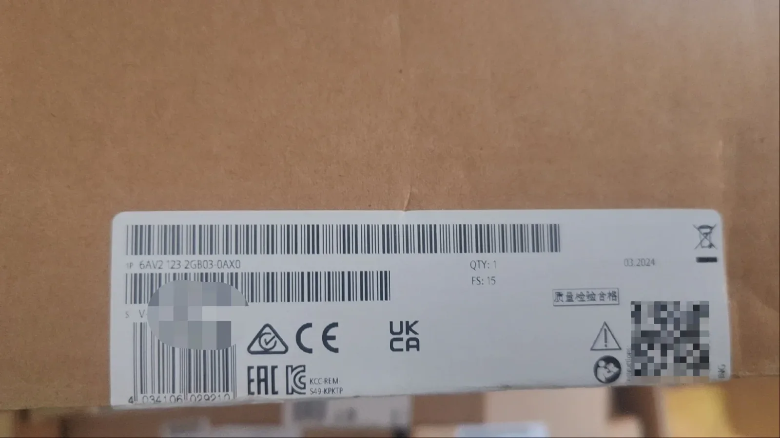 Siemens 6AV2123-2GB03-0AX0 Industrial Automation Component — product photo 1 of 32