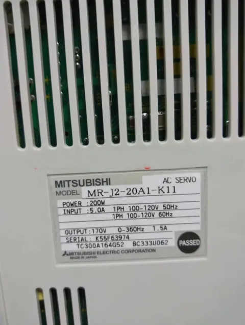 Mitsubishi Electric MR-J2-20A1-K11 Motor & Drive Component product photo 3