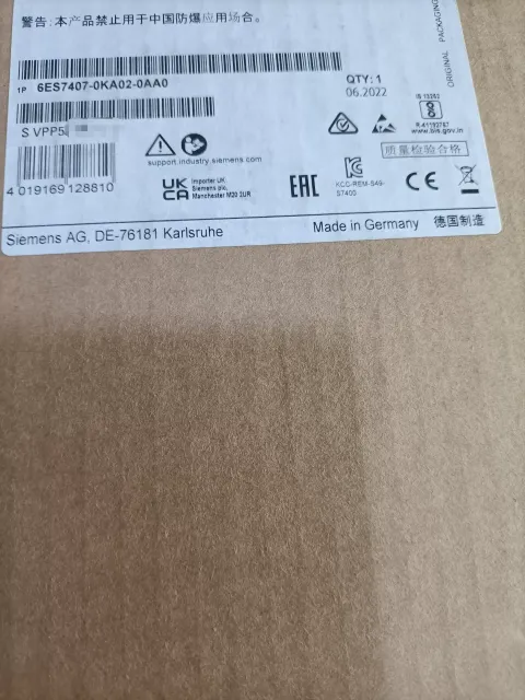 Siemens 6ES7 407-0KA02-0AA0 Power Electronics Module product photo 1