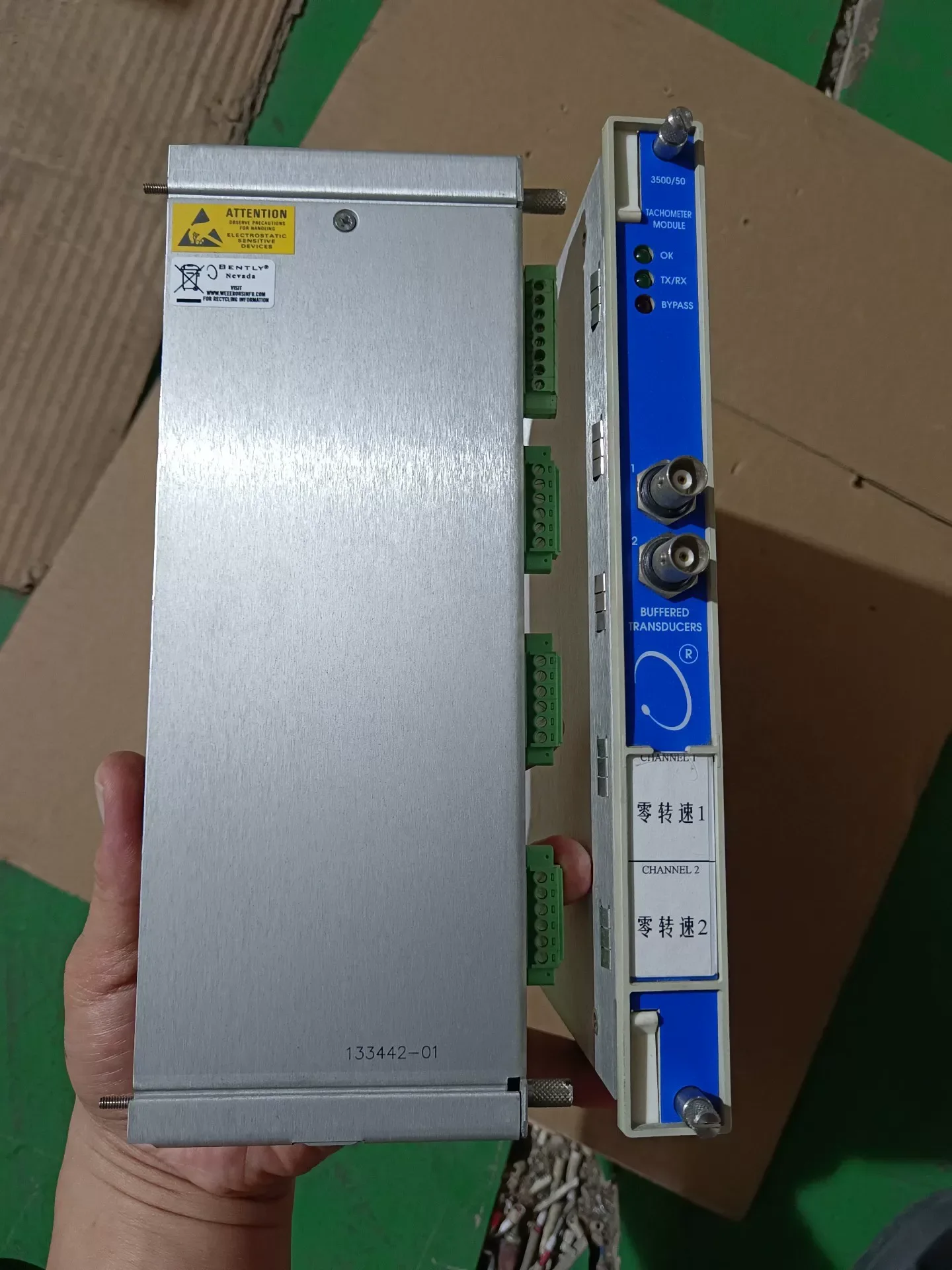 Bently Nevada 3500/50 / PWA 133388-02 / I/O 133442-01 Industrial Automation Component product photo 1