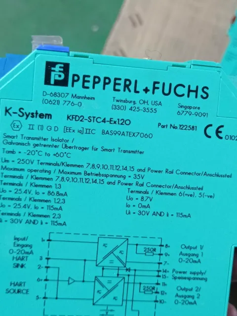 Pepperl+Fuchs KFD2-VR4-Ex1.26 / KFD2-STC4-Ex1.20 Industrial Automation Component product photo 7