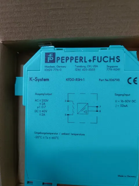 Pepperl+Fuchs KFD0-RSH-1 Industrial Relay product photo 4