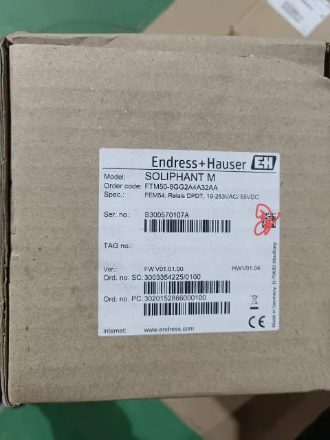 Endress+Hauser FTM50-8GG2A4A32AA Industrial Sensor product photo 5