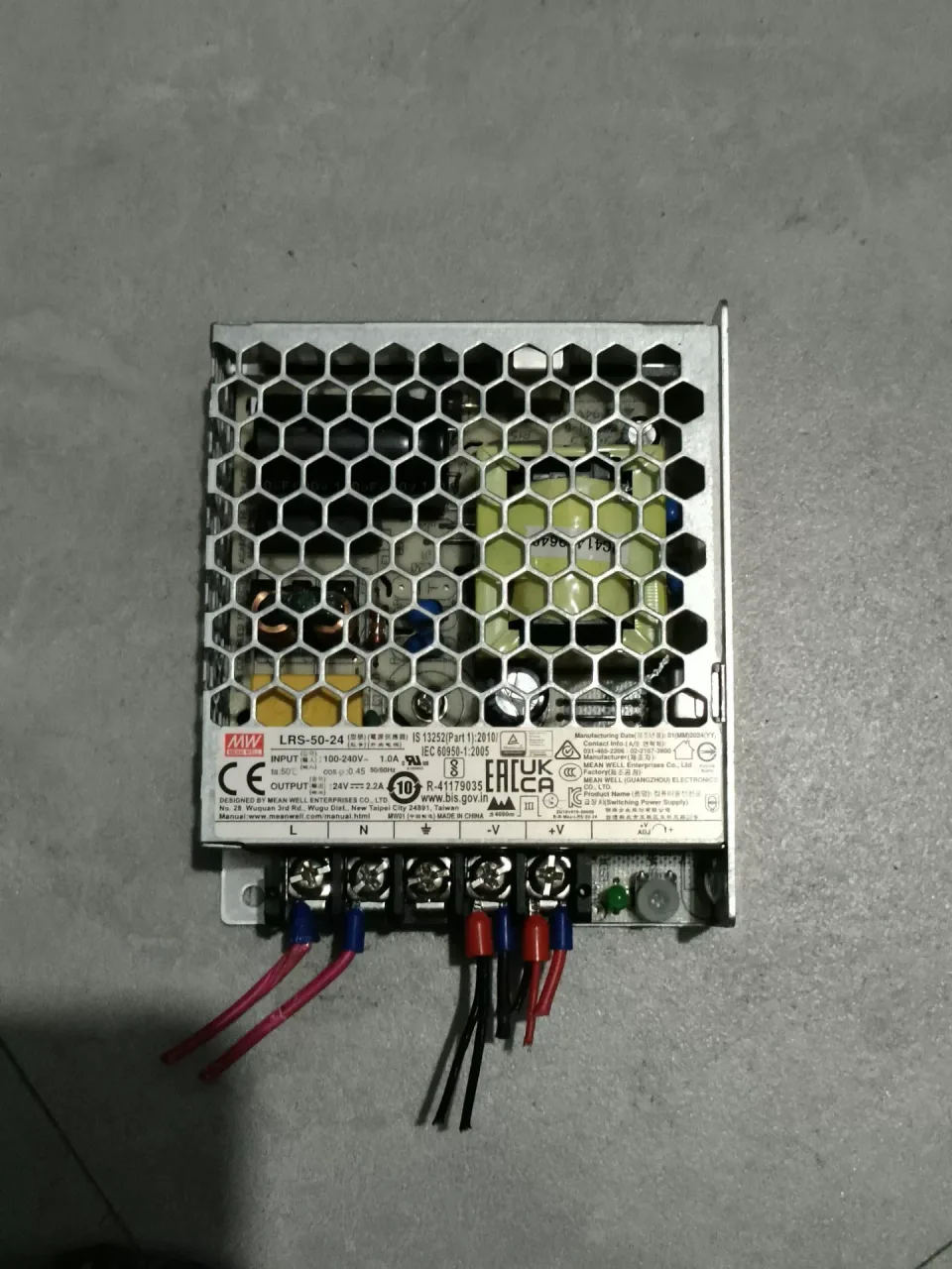 MEAN WELL LRS-50-24 Industrial Sensor product photo 1