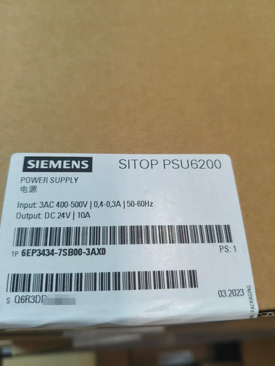 Siemens 6EP3434-7SB00-3AX0 Power Electronics Module product photo 1