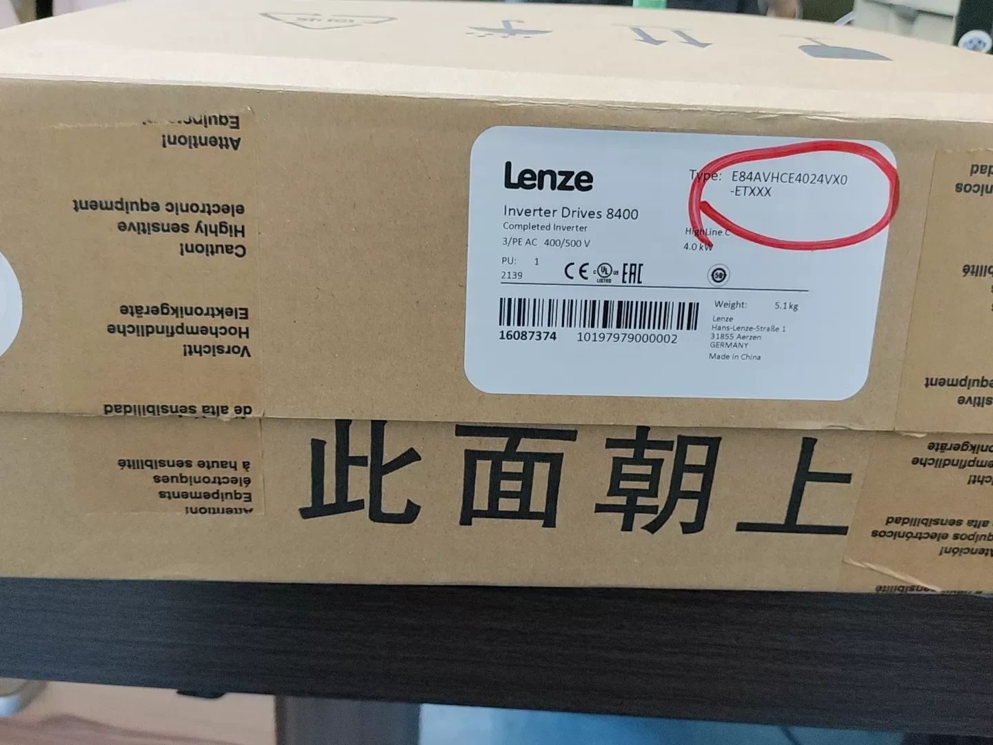 Lenze E84AVHCE4024VX0-ETXXX Motor & Drive Component product photo 1