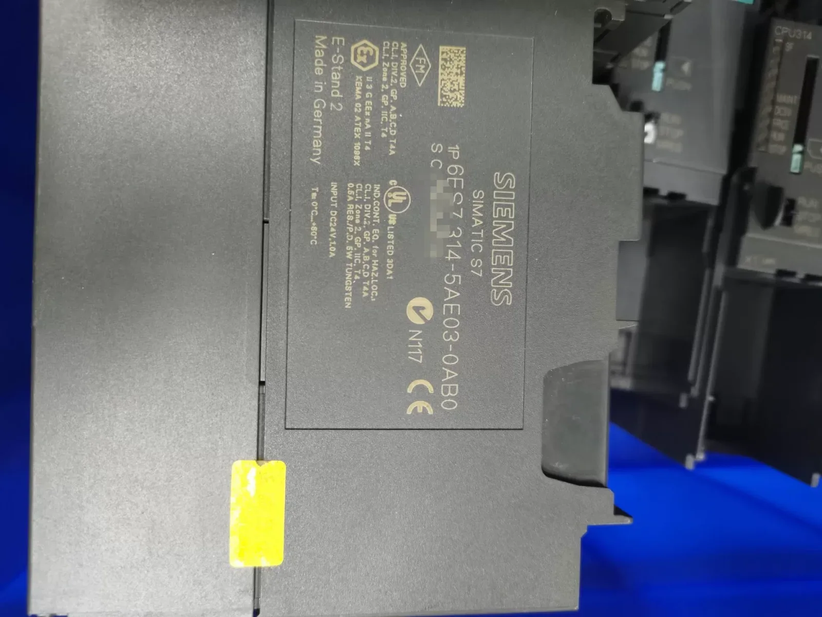 Siemens 6ES7314-5AE03-0AB0 PLC Module product photo 1