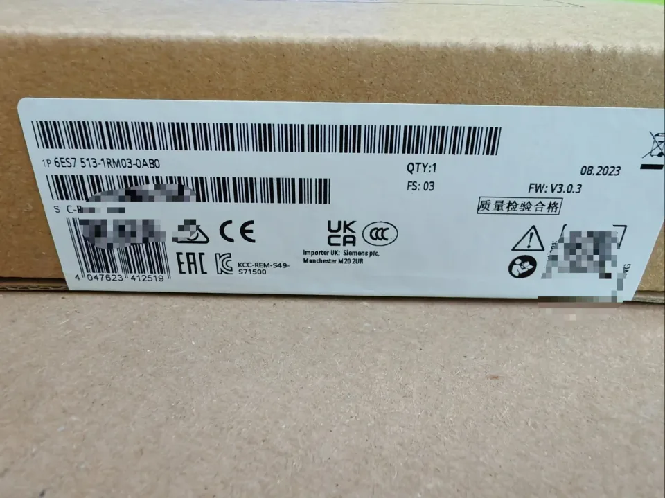 Siemens 6ES7 513-1RM03-0AB0 Industrial Automation Component product photo 1