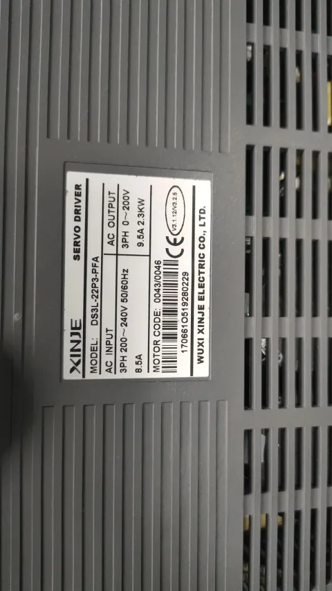 XINJE DS2-21P5-AS; DS3L-22P3-PFA; DS3L-21P5-PFA; MS-130ST-M15015B-22P3; MS-130ST-M10015B-21P5 Motor & Drive Component product photo 3