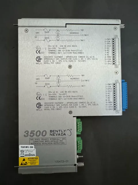 Bently Nevada 135473-01 I/O Module product photo 1