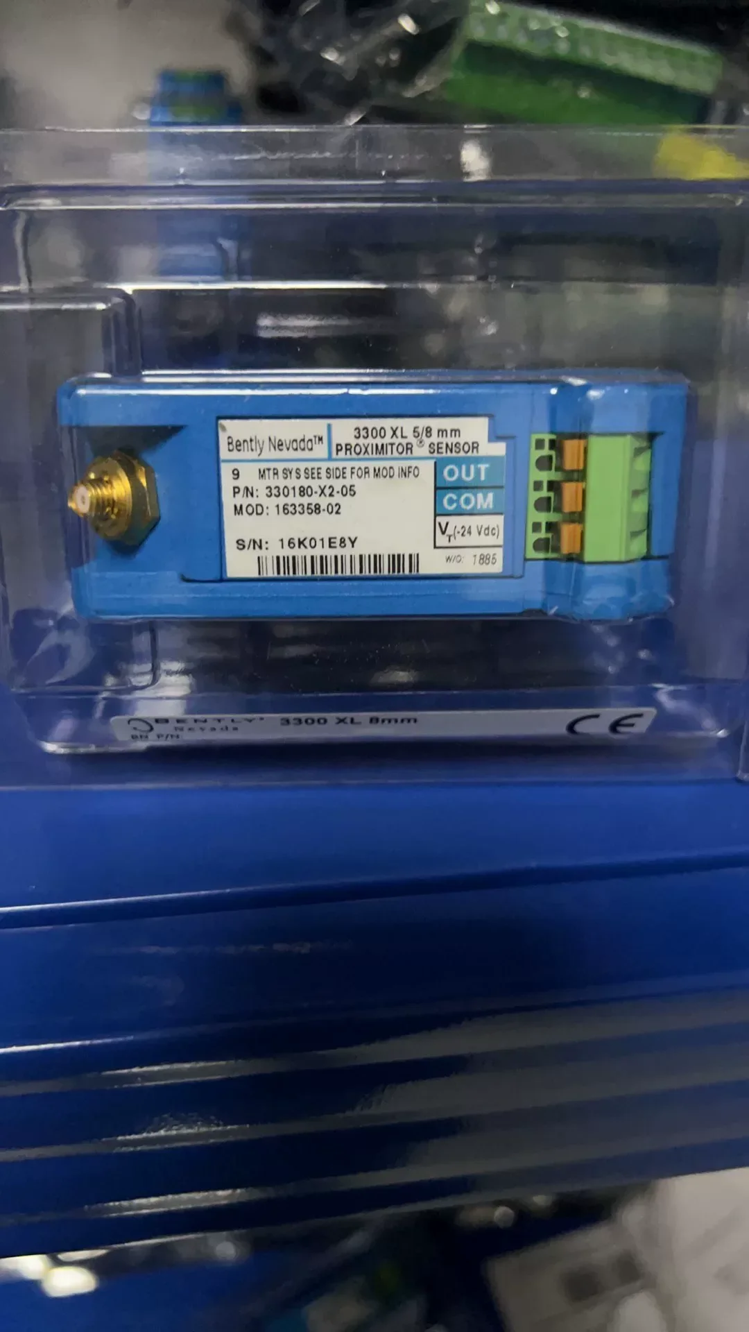 Bently Nevada 330180-X2-05 MOD:163358-02 Industrial Sensor product photo 1