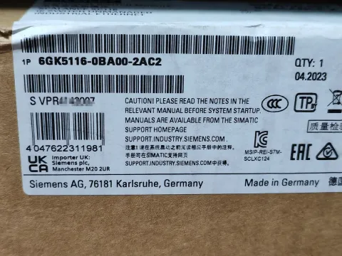 Siemens 6GK5116-0BA00-2AC2 Industrial Sensor — product photo 1 of 9