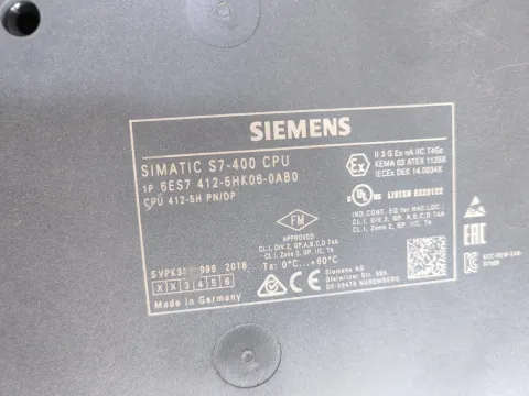 Siemens 6ES7412-5HK06-0AB0 Industrial Automation Component — product photo 13 of 13