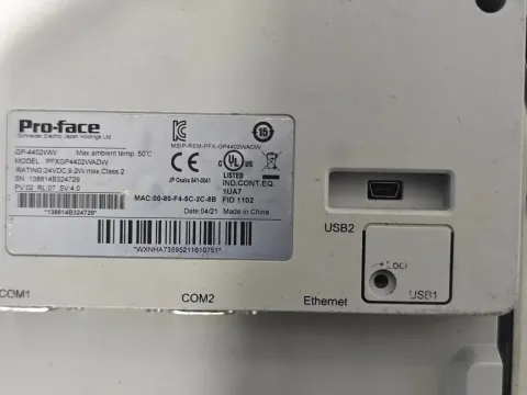 Pro-face / Schneider Electric PFXGP4402WADW Industrial Automation Component product photo 4