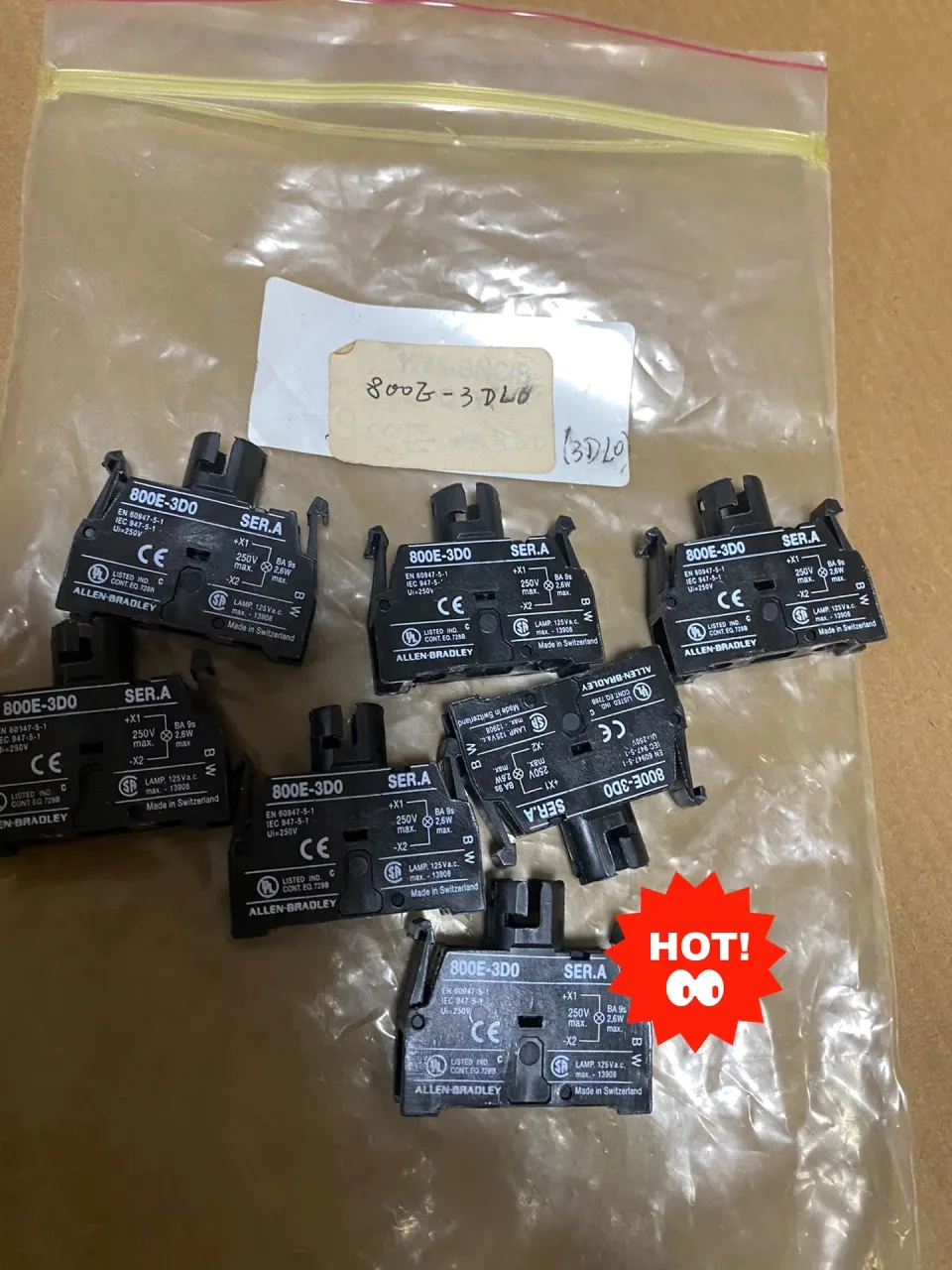 Allen-Bradley 800E-3D0 Industrial Automation Component product photo 1
