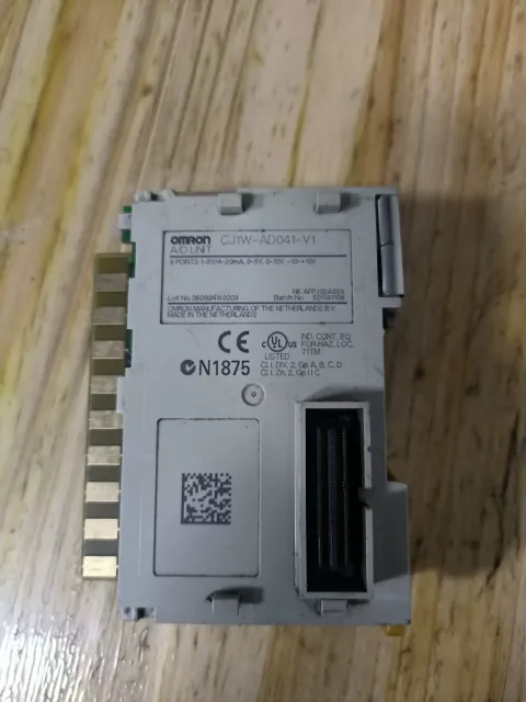 Omron CJ1W-AD041-V1 Industrial Automation Component product photo 2