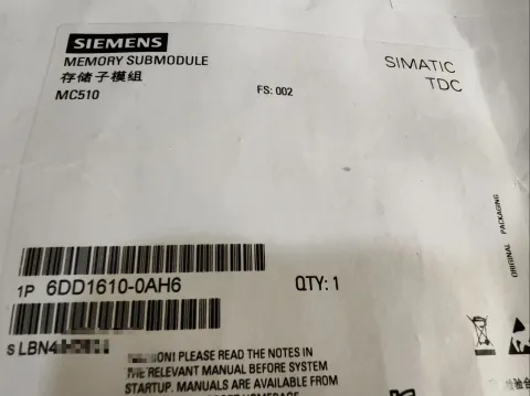 Siemens 6DD1610-0AH6 Industrial Automation Component — product photo 2 of 2