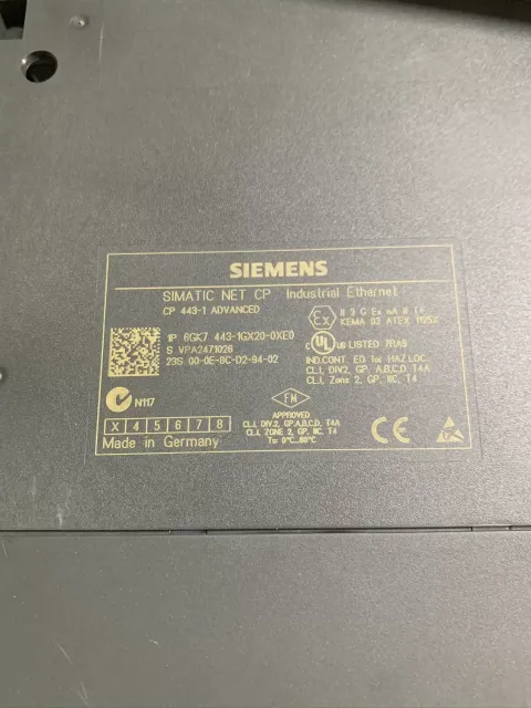 Siemens 6GK7443-1GX20-0XE0 Industrial Automation Component product photo 1