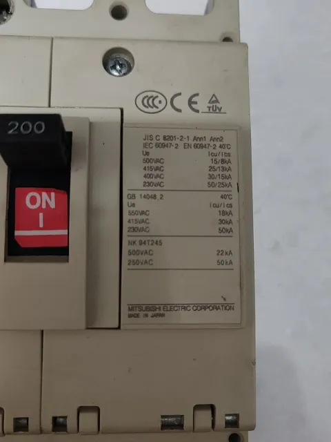 Mitsubishi Electric NF250-CW 200A 3P Industrial Automation Component product photo 3