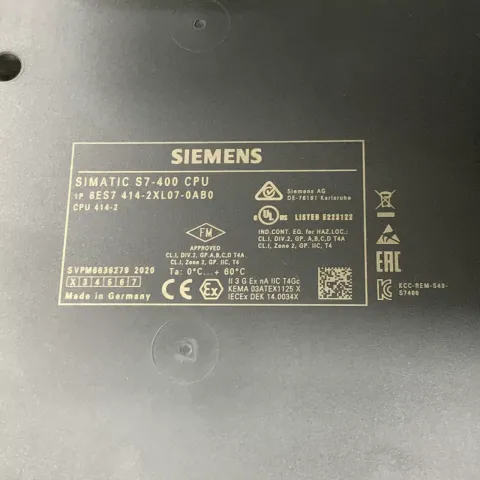 Siemens 6ES7414-2XL07-0AB0 PLC Module — product photo 5 of 10