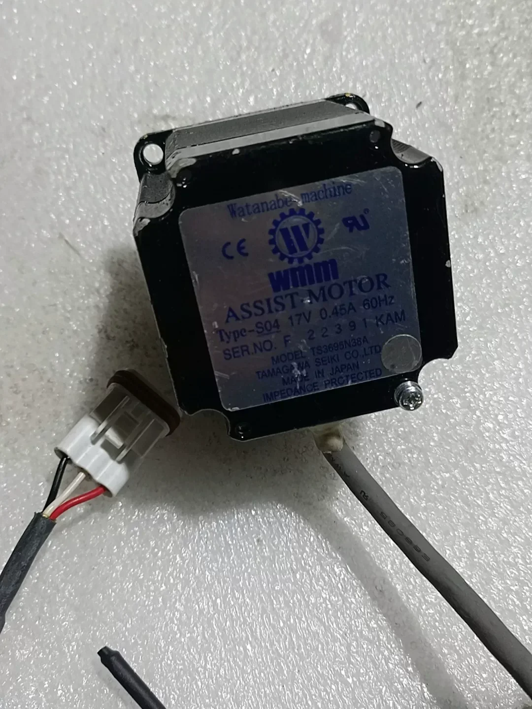 Tamagawa Seiki / Watanabe Machine TS3650N38A Motor & Drive Component product photo 1