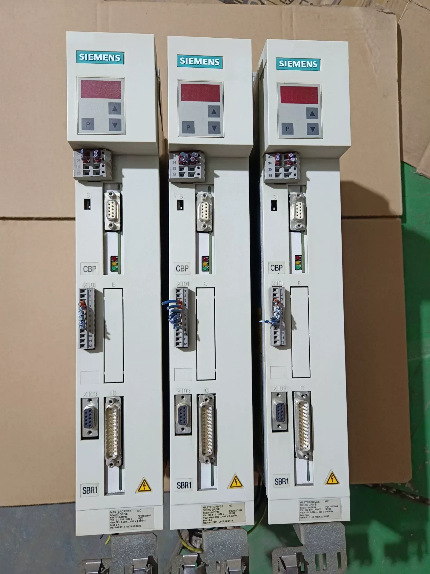 Siemens 6SE7016-0TP50-Z Motor & Drive Component product photo 1