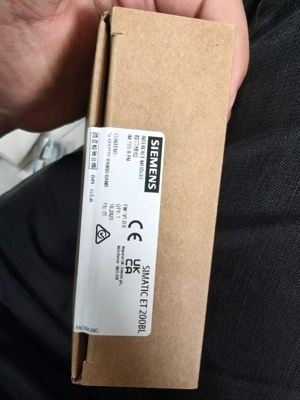 Siemens 6ES7155-8AR00-0AN0 Industrial Automation Component product photo 1