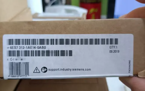 Siemens 6ES7312-1AE14-0AB0 Industrial Automation Component product photo 1