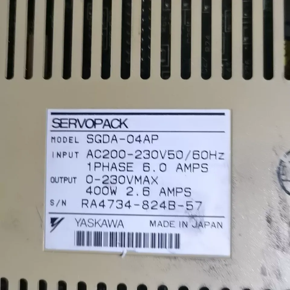 Yaskawa SGDA-04AP Motor & Drive Component product photo 1