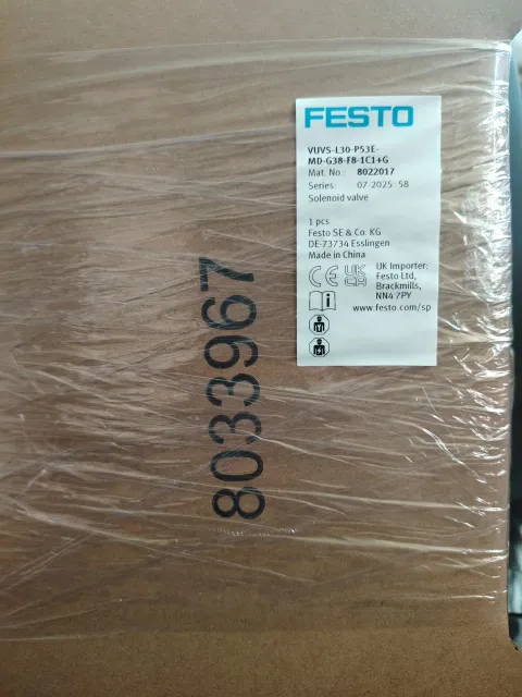 Festo VUVS-L30-P53E-MD-G38-F8-1C1+G Industrial Automation Component product photo 1