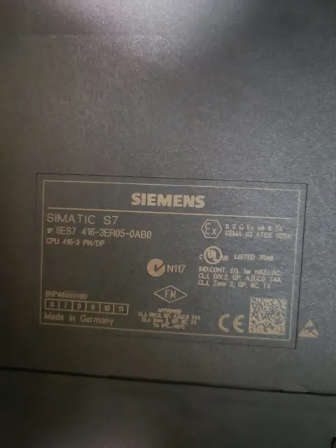 Siemens 6ES7 416-3ER05-0AB0 PLC Module product photo 1