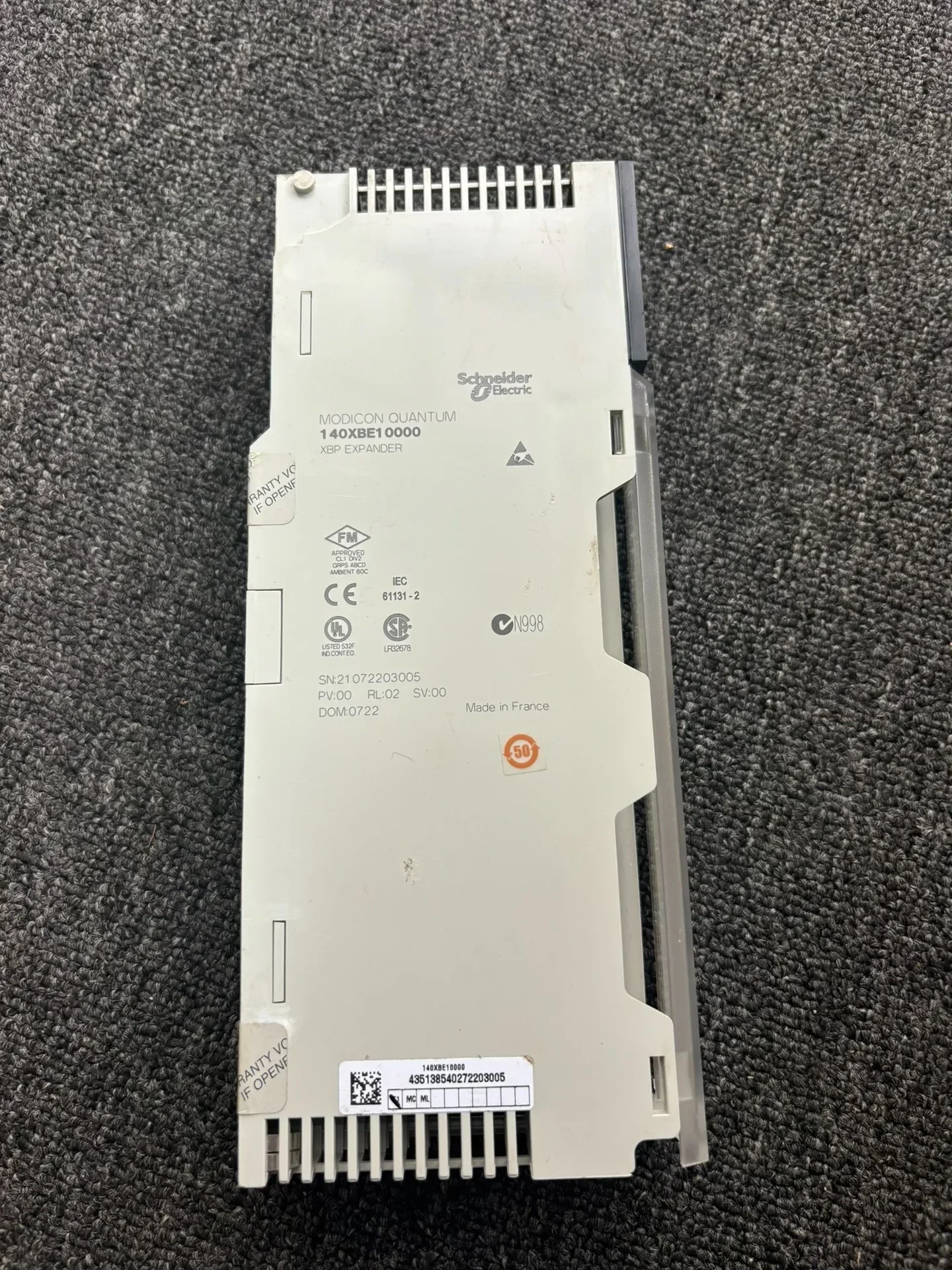Schneider Electric 140XBE10000 PLC Module product photo 1