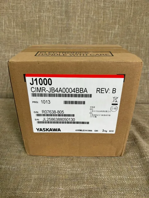 Yaskawa CIMR-JB4A0004BBA (REV B) Motor & Drive Component product photo 1