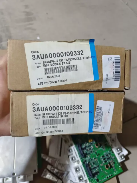 ABB / Infineon FS450R12KE3 / AGDR-81C / 3AUA0000109332 Power Electronics Module product photo 1