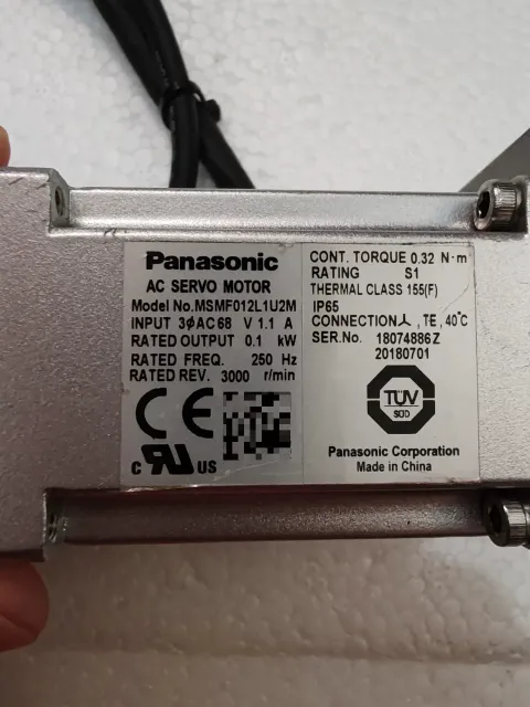 Panasonic MSMF012L1U2M Motor & Drive Component product photo 2