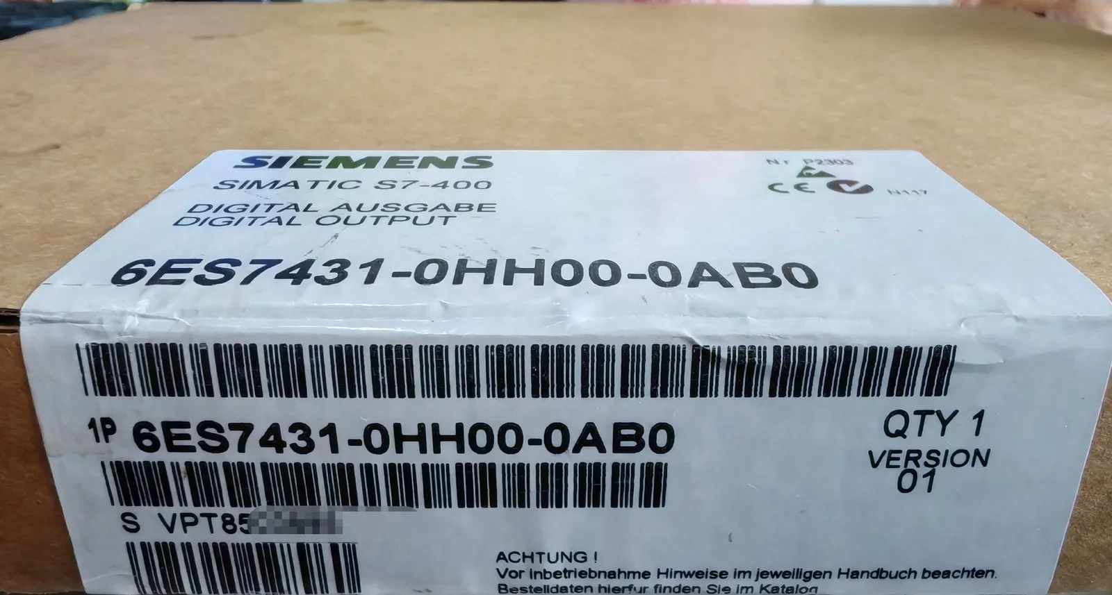 Siemens 6ES7431-0HH00-0AB0 Industrial Automation Component — product photo 1 of 4