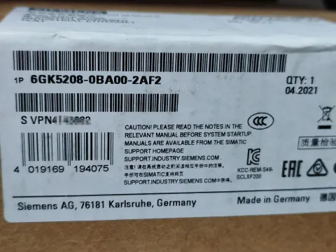 Siemens 6GK5208-0BA00-2AF2 Industrial Sensor — product photo 2 of 2
