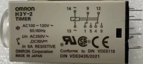 OMRON H3Y-2 AC100-120V Industrial Relay product photo 1