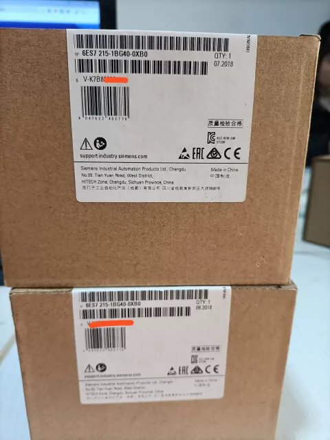 Siemens 6ES7 215-1BG40-0XB0 Industrial Automation Component product photo 1