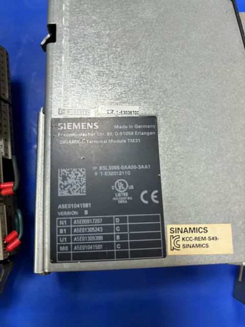 Siemens 6SL3055-0AA00-3AA1 Industrial Automation Component product photo 3