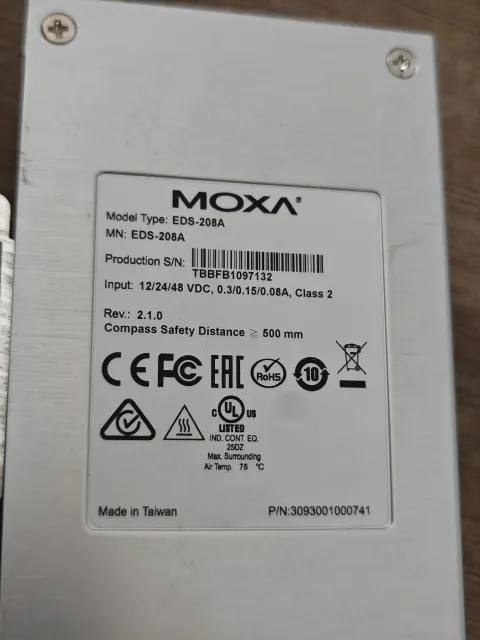 MOXA EDS-205A Industrial Sensor product photo 6