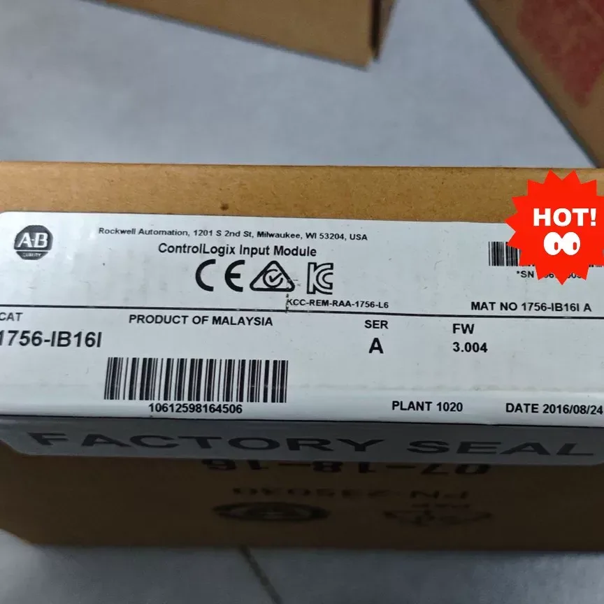 Unbranded Industrial 1756-IB16I Series A FW 3.004 Industrial Control Board product photo 1