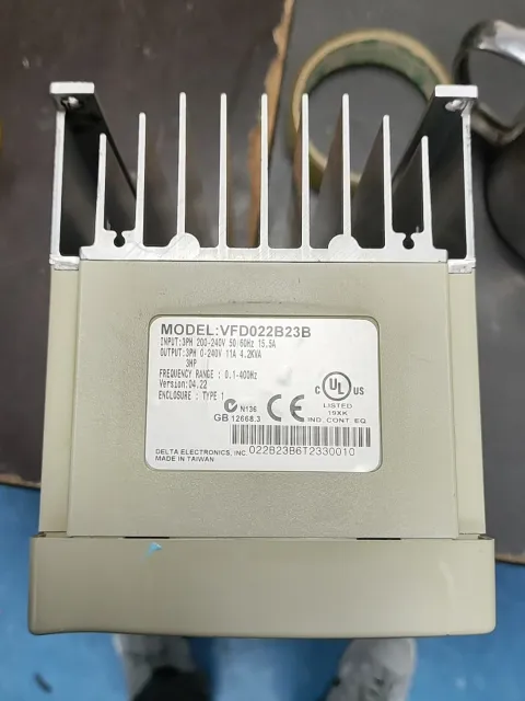 Delta VFD022B23B Motor & Drive Component — product photo 4 of 6