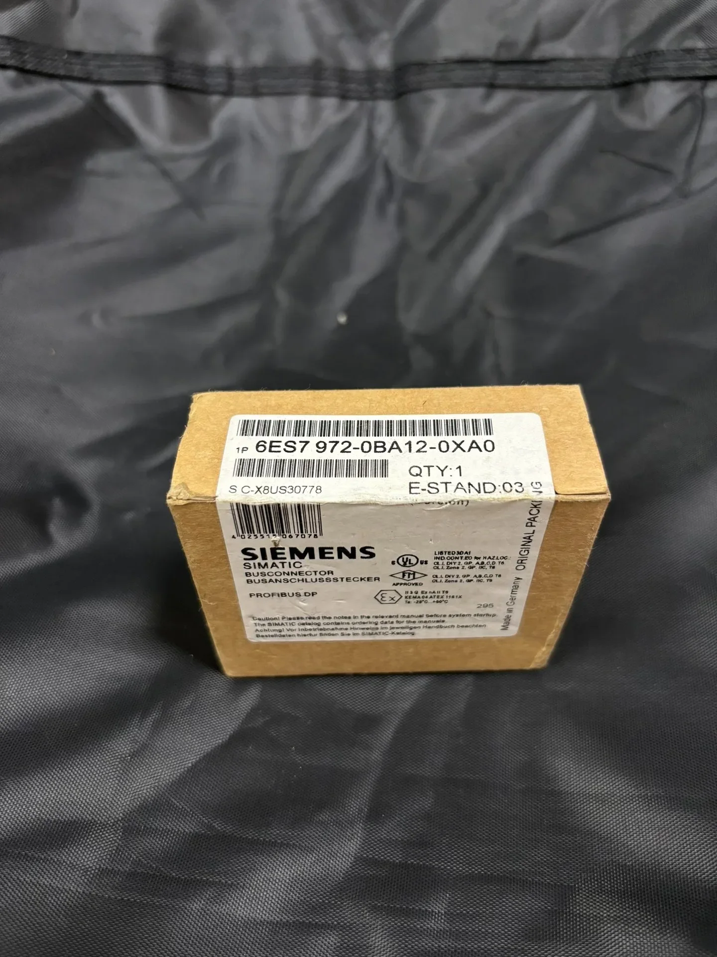 Siemens 6ES7972-0BA12-0XA0 Industrial Automation Component product photo 1