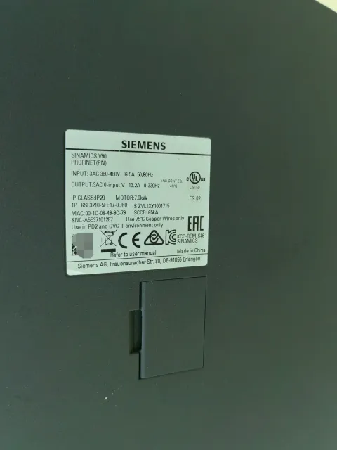 Siemens 6SL3210-5FE17-0UF0 Motor & Drive Component product photo 3