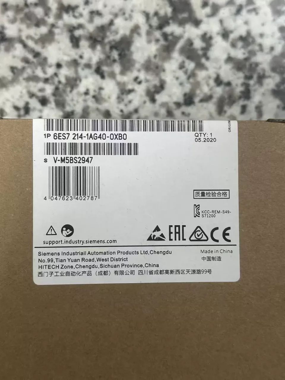 Siemens 6ES7 214-1AG40-0XB0 PLC Module — product photo 1 of 19