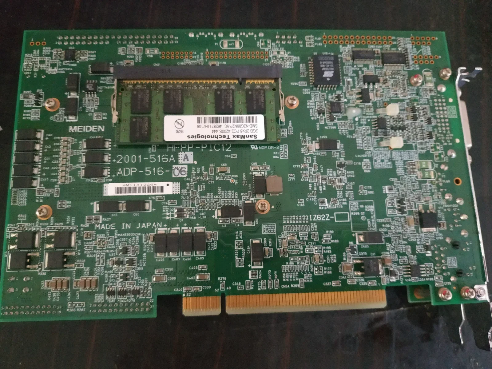Meidensha / MEIDEN 2001-516A / ADP-516-06 Industrial Control Board product photo 1