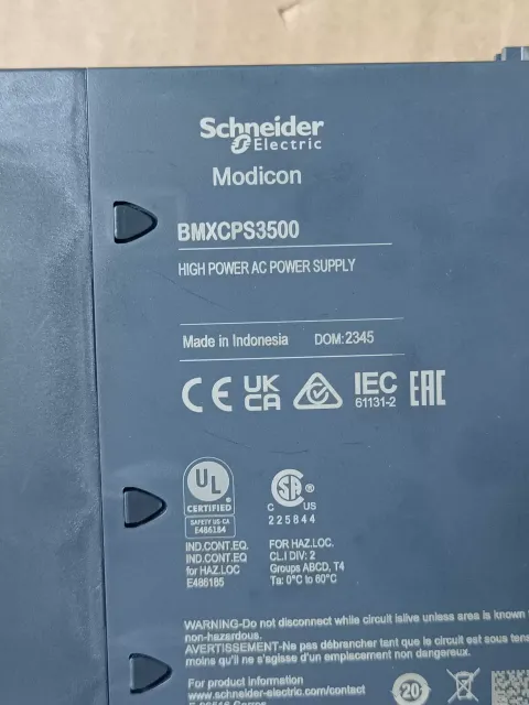 Schneider Electric BMXCPS3500 PLC Module product photo 2
