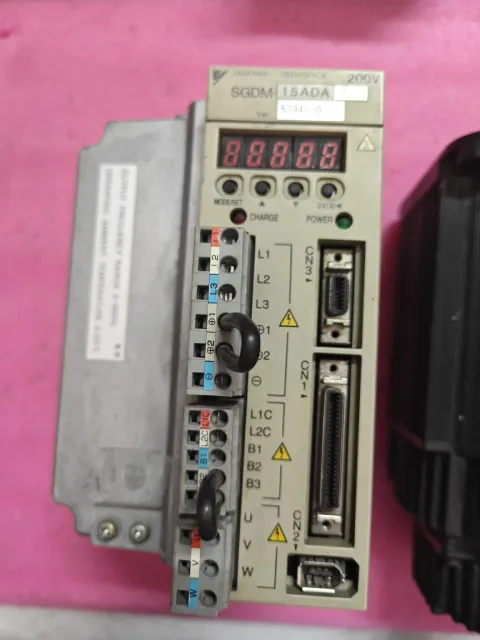 Yaskawa SGDM-15ADA-V + SGMGH-13ACA6C Motor & Drive Component — product photo 3 of 18